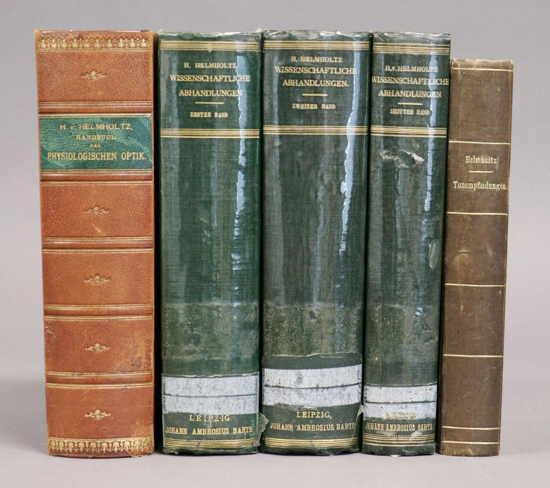 Hermann von Helmholtz, Lot of 5 (1 of 9)
