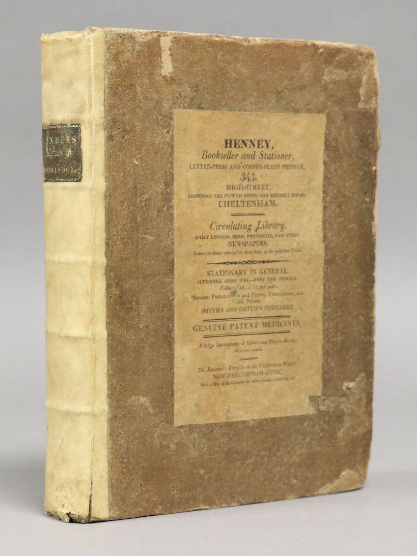 Critical and Chronological History, 1745: Winder, Henry. A CRITICAL AND CHRONOLOGICAL HISTORY OF THE RISE, PROGRESS, DECLENSION, AND REVIVAL OF KNOWLEDGE. London: James Waugh, 1745-6. 2 volumes bound in one. 4to, 10.75" x 8.5". [4], xvi, [4],