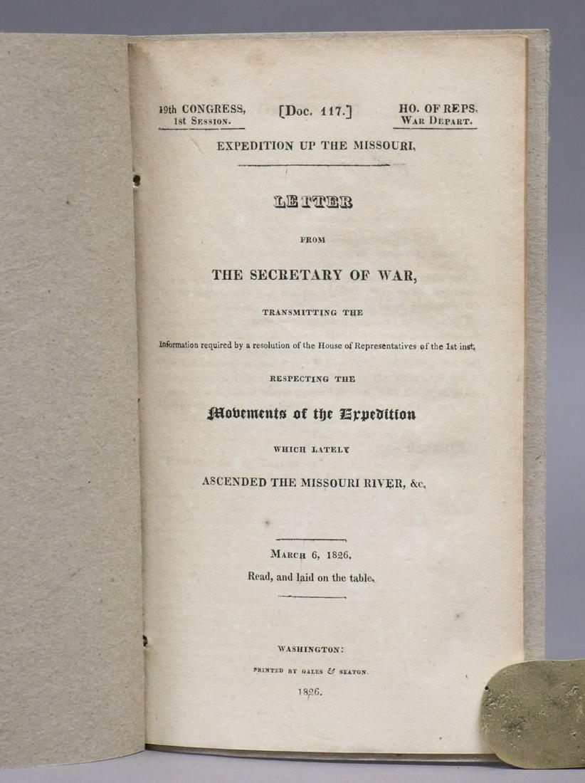 Exploration of the Missouri River, 1826 (1 of 4)