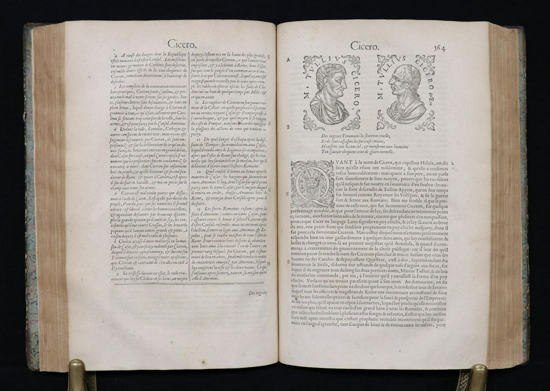 Plutarch's Lives, 1619, Folio Set (1 of 8)