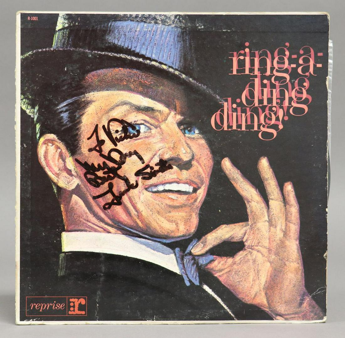 Frank Sinatra, Inscribed Album Cover (1 of 3)