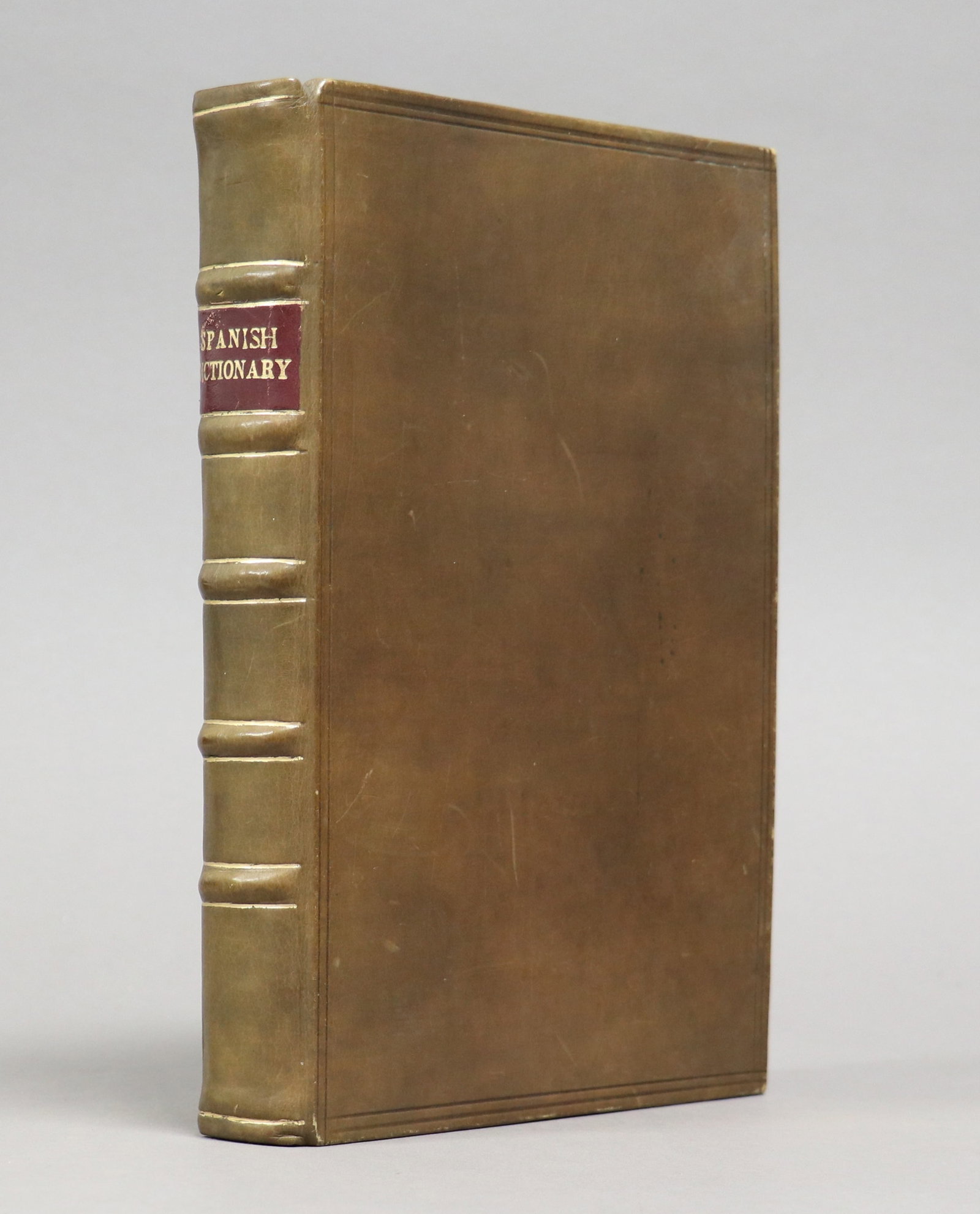 1623 Spanish-English Dictionary: Percivale, Richard; Minsheu, John. A DICTIONARY IN SPANISH AND ENGLISH… NOW ENLARGED AND AMPLIFIED BY JOHN MINSHEU. London: John Haviland for George Latham, 1623. Folio, 11" x 7.5". Three parts, wit