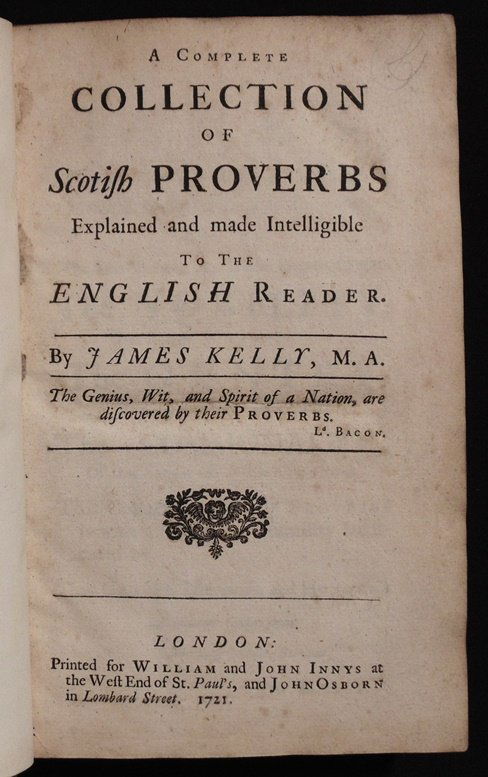 Proverbs, Maxims, Lore [Group of 3] (1 of 8)