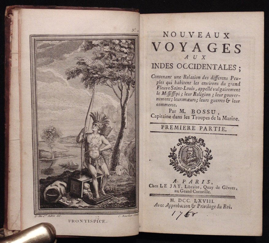 Bossu.  Nouveaux Voyages aux Indes Occidentales (1 of 6)