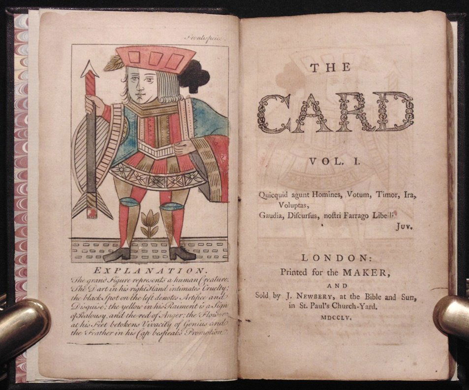 [Baseball]  Kidgell.  The Card.  London, 1755 (1 of 6)