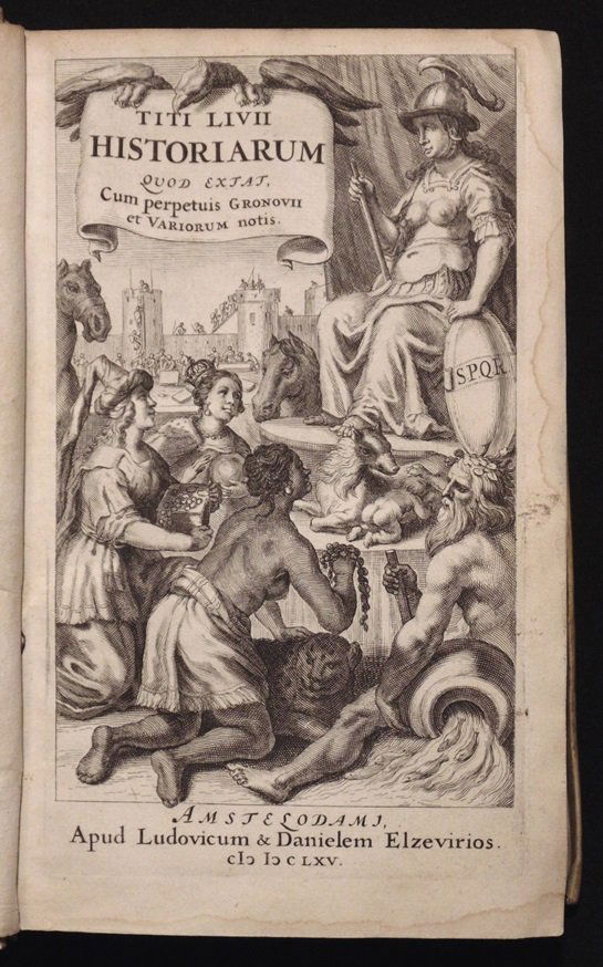 Livius, Titus.  Historiarum  [Elzevir, 1664-5] (1 of 6)