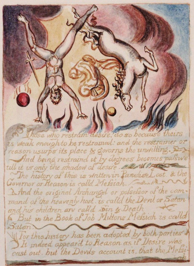 Blake, William.  Marriage of Heaven & Hell (1 of 9)