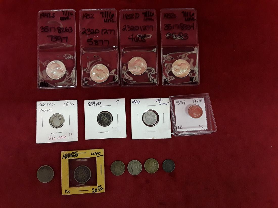 Lot of 14 Various Silver Coins (1 of 5)