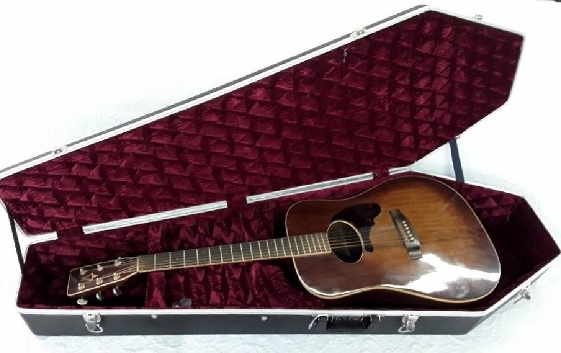 Daion Guitar: 6 String Guitar-Has Coffin Case And Keys-Serial #193638-All Original Rosewood Finger Board And Bridge-Made From Top Japanese Builder.