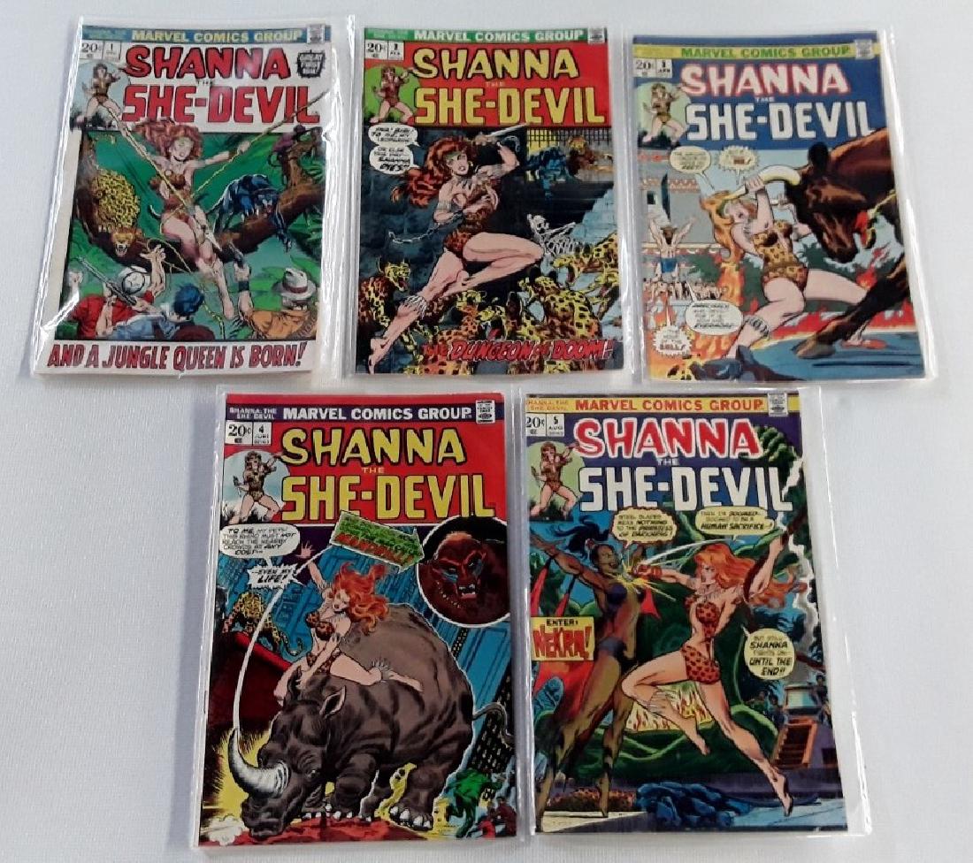 Marvel Comic Group: Shanna The She-Devil Issues #1-5 (1 of 1)