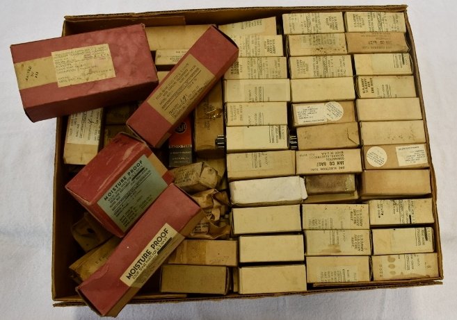 Collection of over 220 U.S. Navy Vacuum Tubes: Collection of over 220 of U.S. Navy Vacuum Tubes