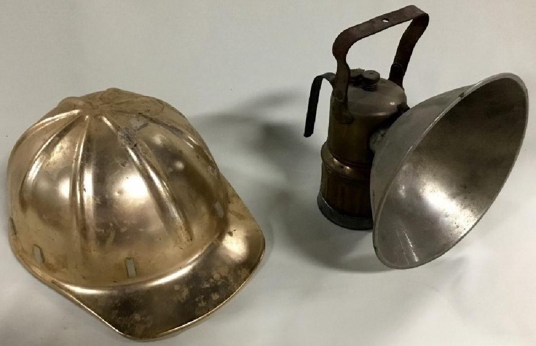 Mining Helmet and carbide light: Mining Helmet and carbide light