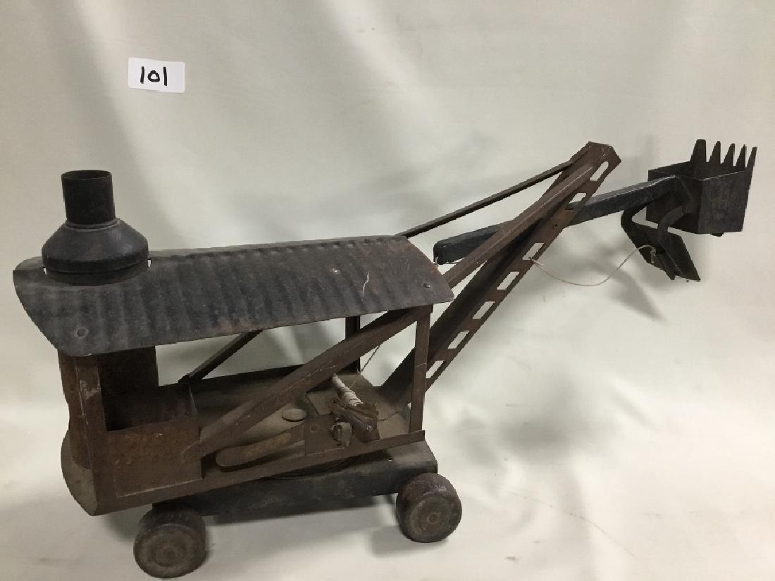 1920's Buddy-L Steam Shovel Solid, Found Condition: 1920's Buddy-L Steam Shovel Solid, Found Condition