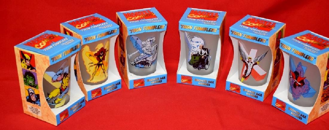 Lot of 6 Marvel Toon Tumbler Glasses (1 of 3)