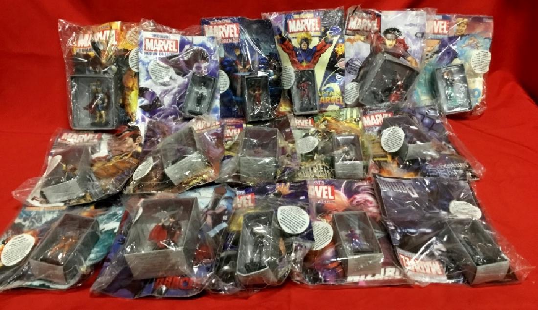 Lot of 16 Eaglemoss Marvel Figurine Collection with (1 of 6)
