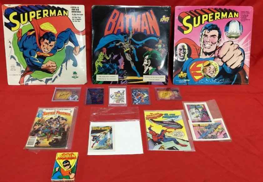 Lot of 13 Assorted Collectable SuperHero Items (1 of 5)
