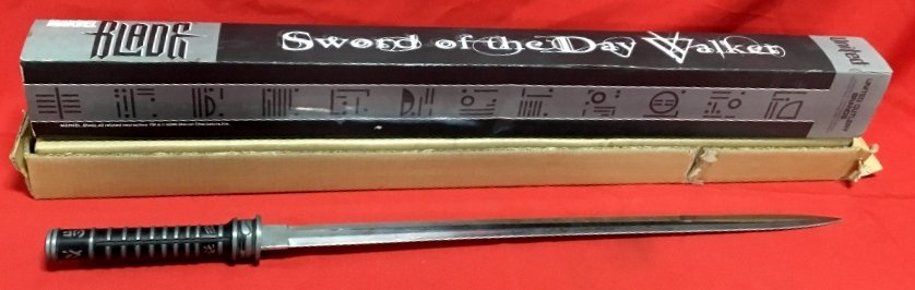 Marvel Blade Sword of the Day Walker: 2000 Repop with blade stand