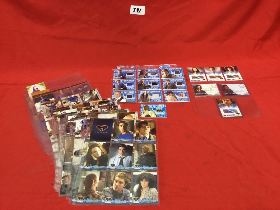 Superman Returns Card Set with Autographs and (1 of 4)