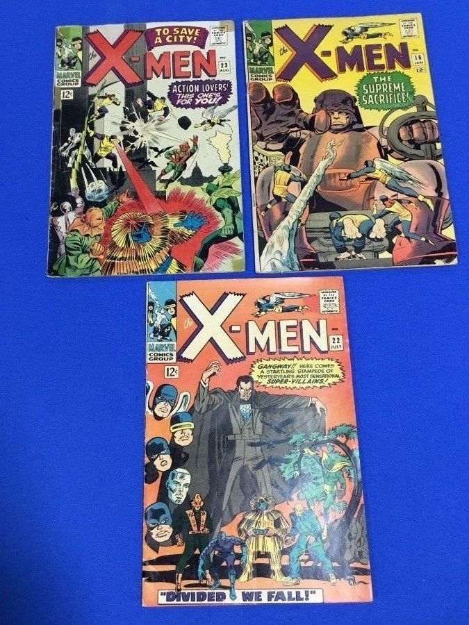 Lot of 3 The X-Men - #16, 22, 23 (1 of 2)