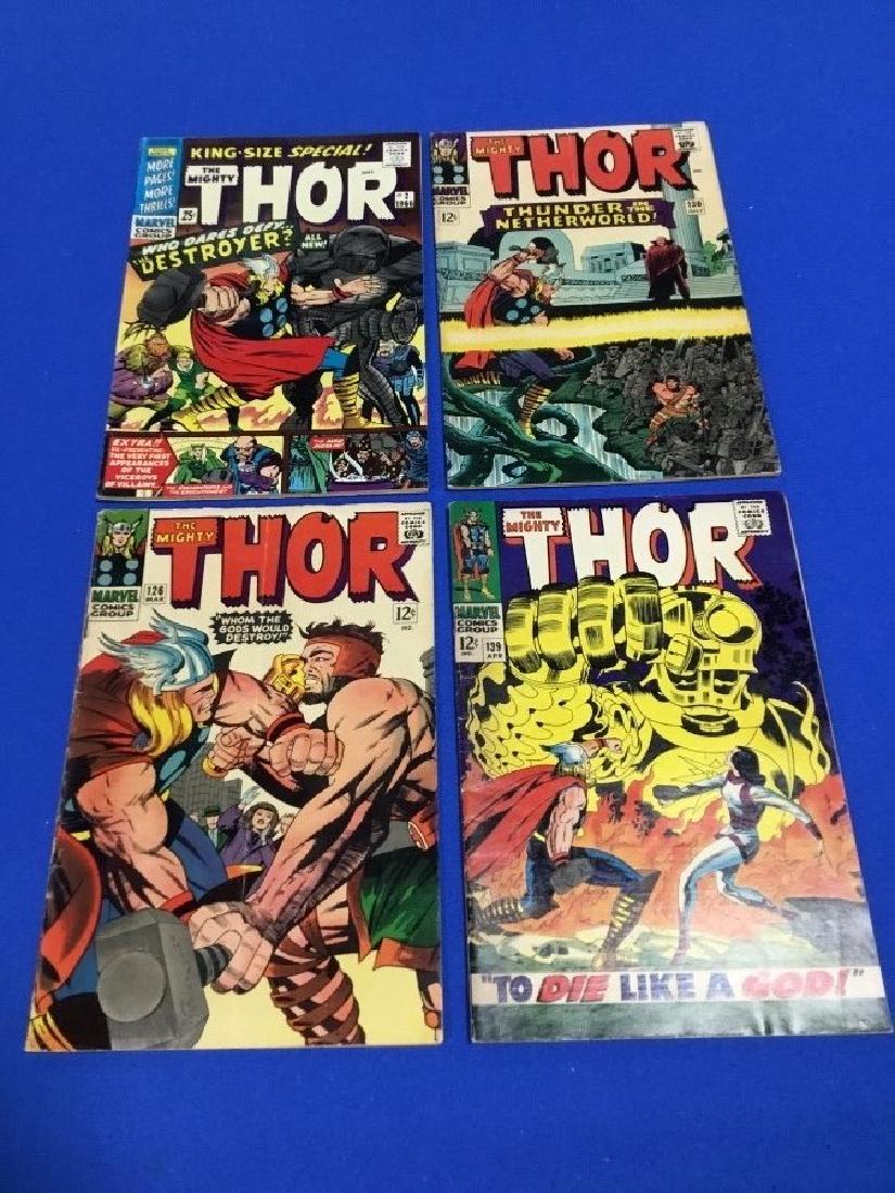 Lot of 4 Thor #126, 130, 139, and King Size Special #2 (1 of 3)
