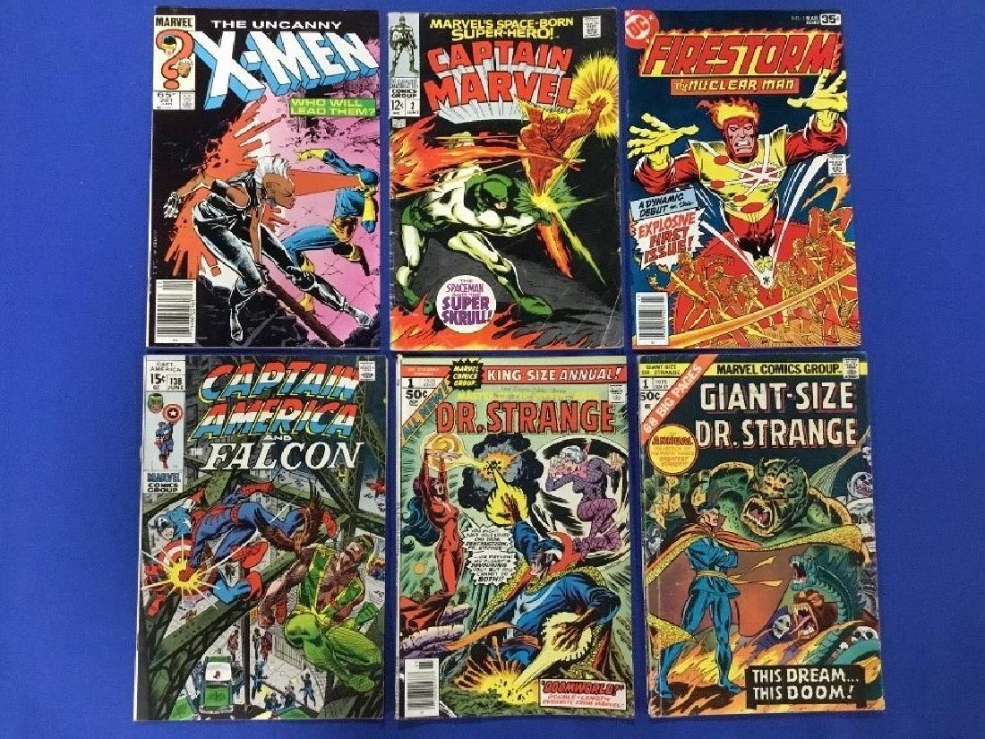 Lot of 6 Marvel DC - X-Men, Captain Marvel, Dr. Strange (1 of 2)