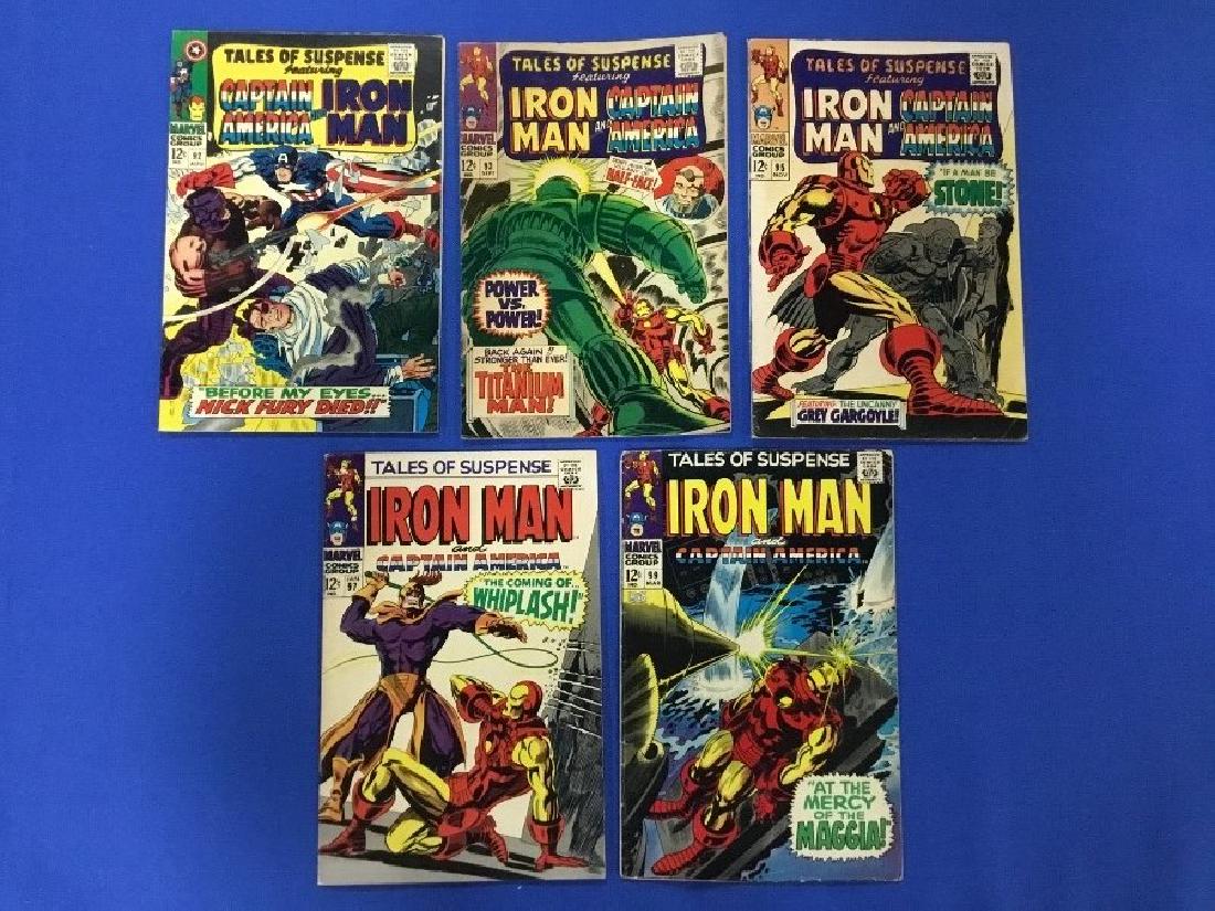 Lot of 5 Tales of Suspense - #92, 93, 95, 97, 99: We are not a professional grading company. The picture of the comic is the actual comic that you will receive if you are the winning bidder. All comics are sold as is and there are no returns.