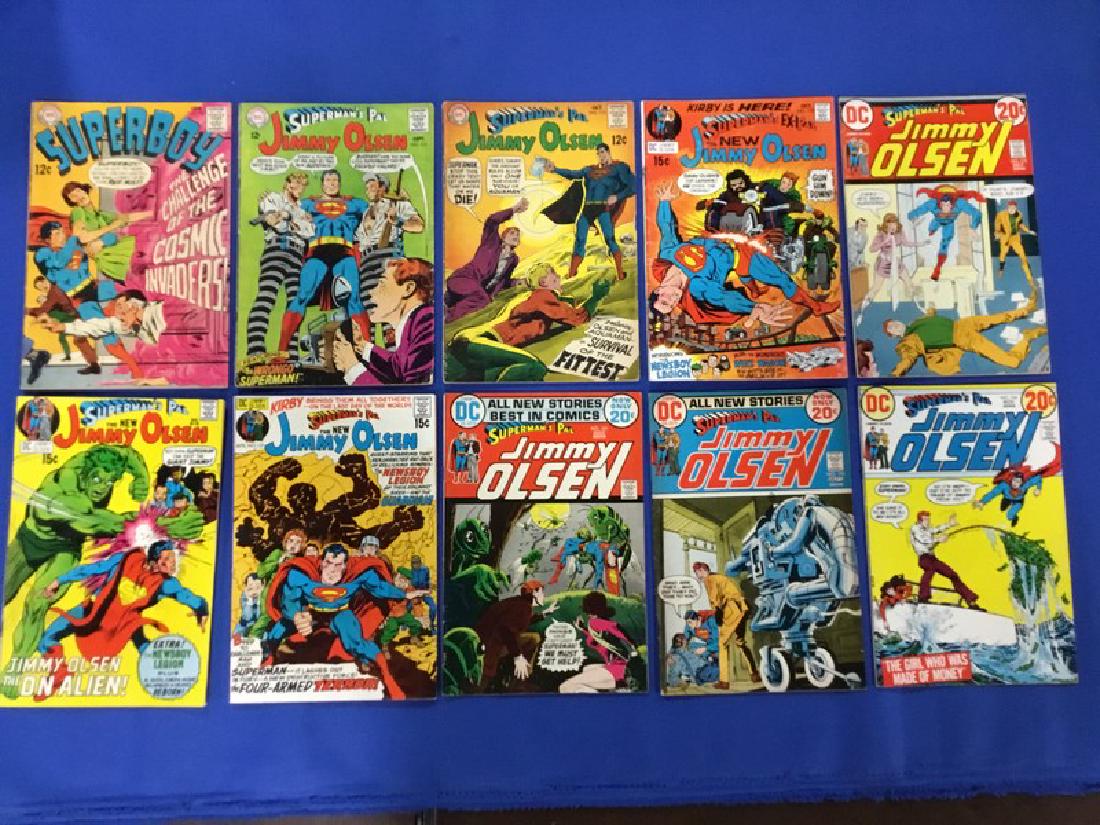 Lot of 10 Superman Superboy #153, Jimmy Olsen #114, (1 of 2)
