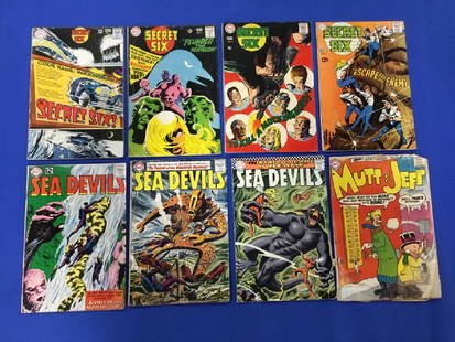 Lot of 8 DC Comics  Sea Devils, Secret Six, Mutt etc.: We are not a professional grading company. The picture of the comic is the actual comic that you will receive if you are the winning bidder. All comics are sold as is and there are no returns.