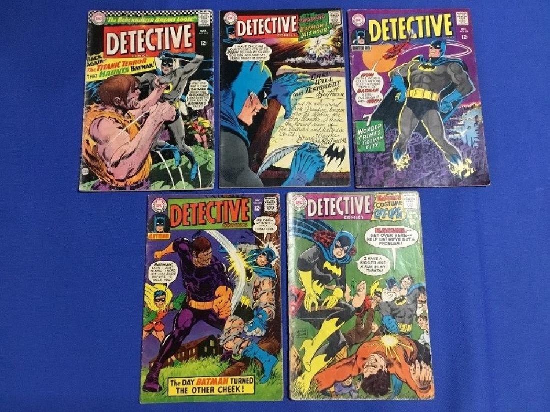 Detective Comics Issues #349,366,368,370,371 (1 of 2)