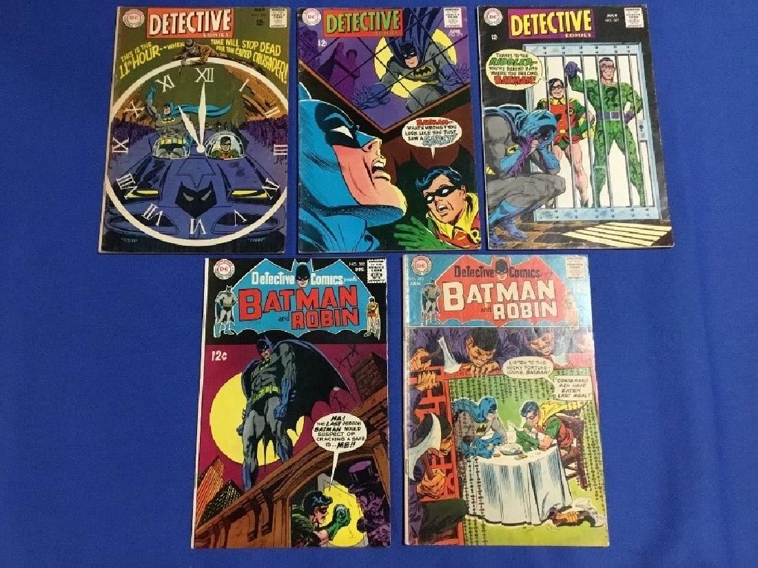 Detective Comics Issues #375-377,382,383 (1 of 2)