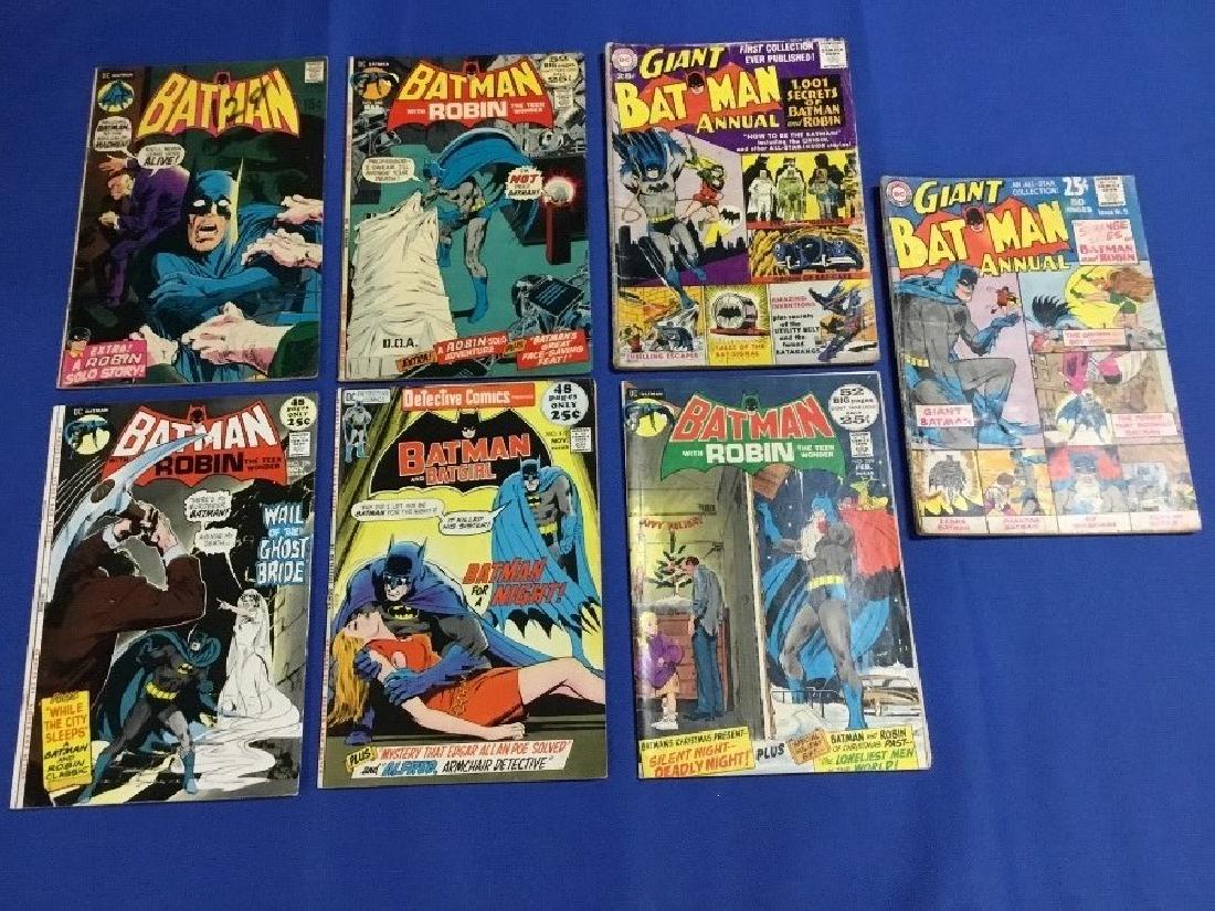 Lot of 7 Vintage Batman Comics (1 of 2)