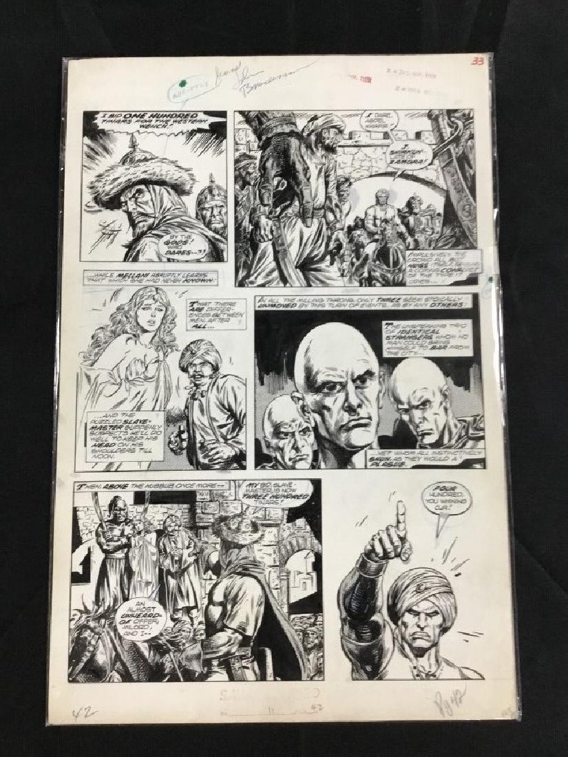 Rare Savage Sword Issue#11 Page 42 Original Comic Art (1 of 4)