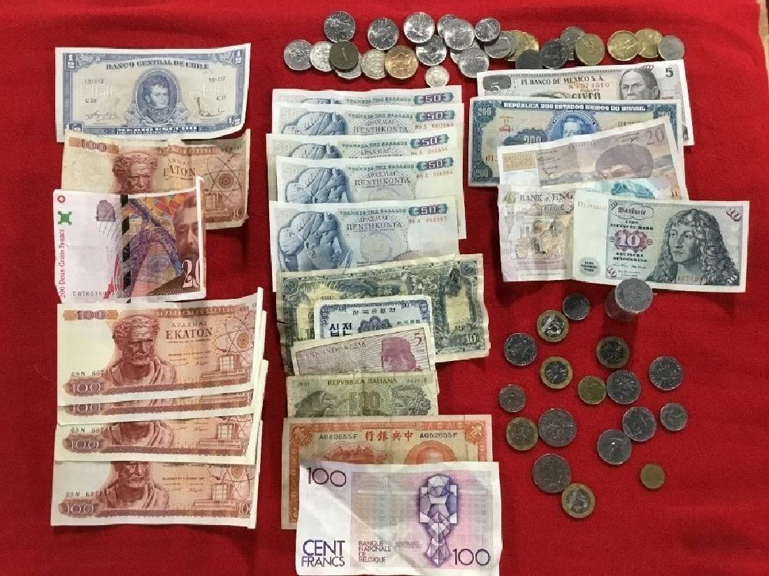 Lot of Foreign Money: Various conditions and dates.
