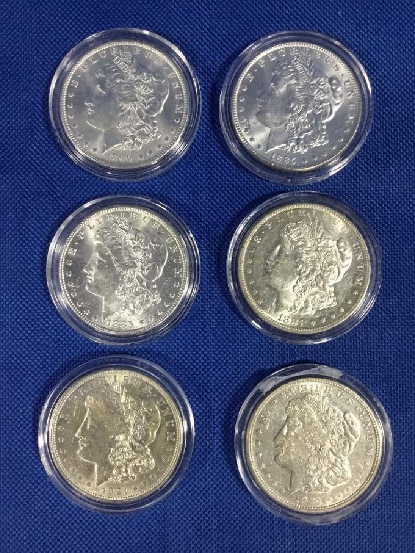 Lot of 6 Morgan Dollars (1 of 3)