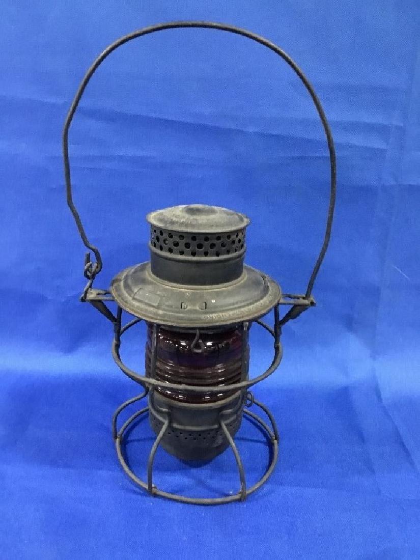 Adlake No. 250 Red Globe R.R. Lantern (1 of 3)