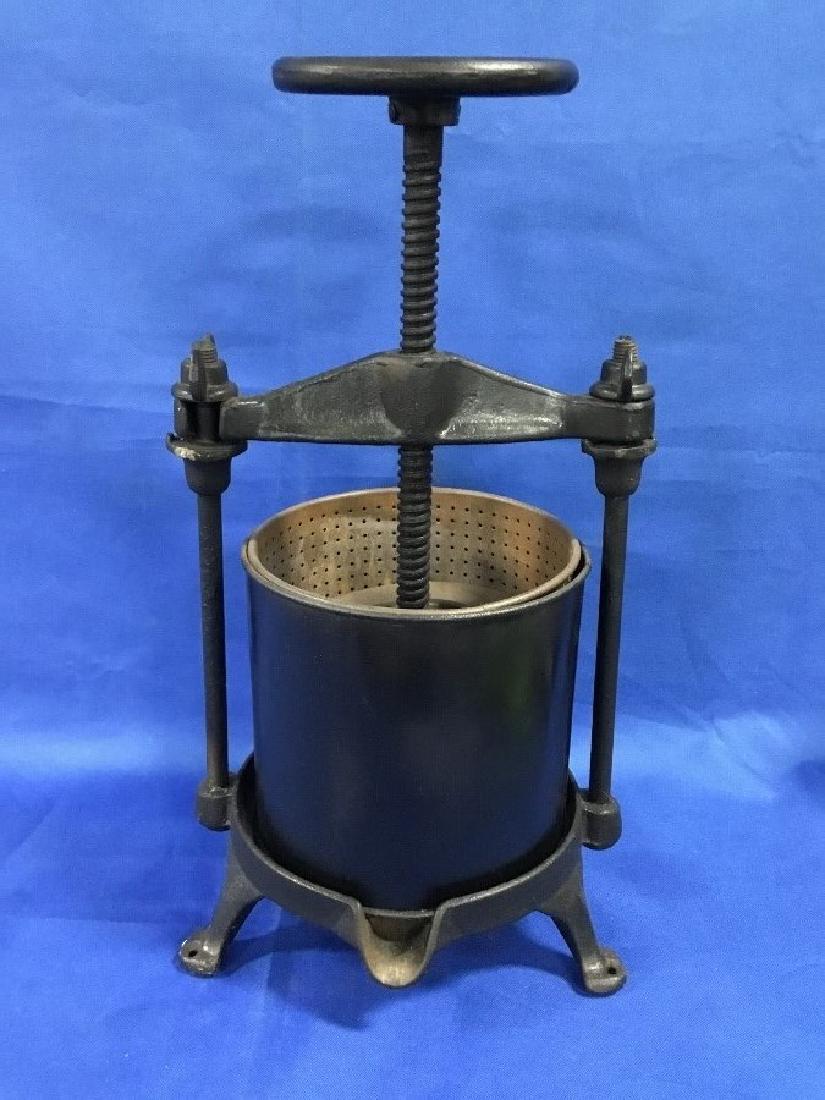 Antique 4 Quart Sausage Press Cast Iron Frame (1 of 3)