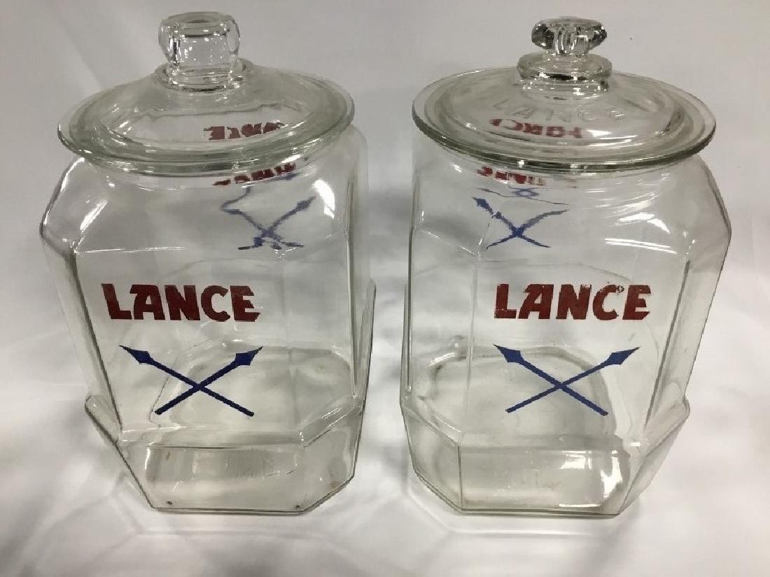 2 Original Lance Store Counter Jars (1 of 3)