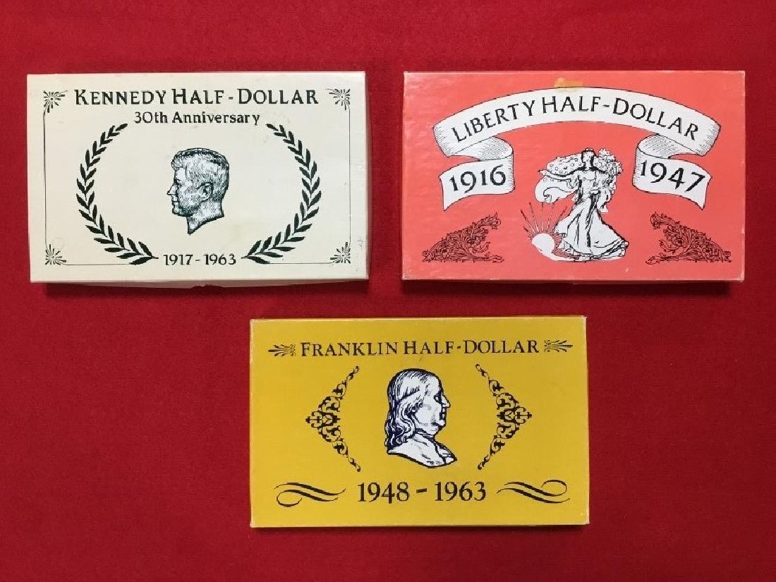 Lot of 3 Cherokee Commemorative Knife and Coin Set (1 of 2)