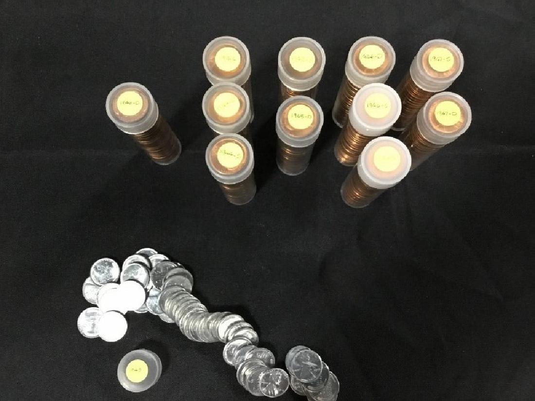 12 Rolls of Uncriculated Pennies, Brilliant (1 of 3)