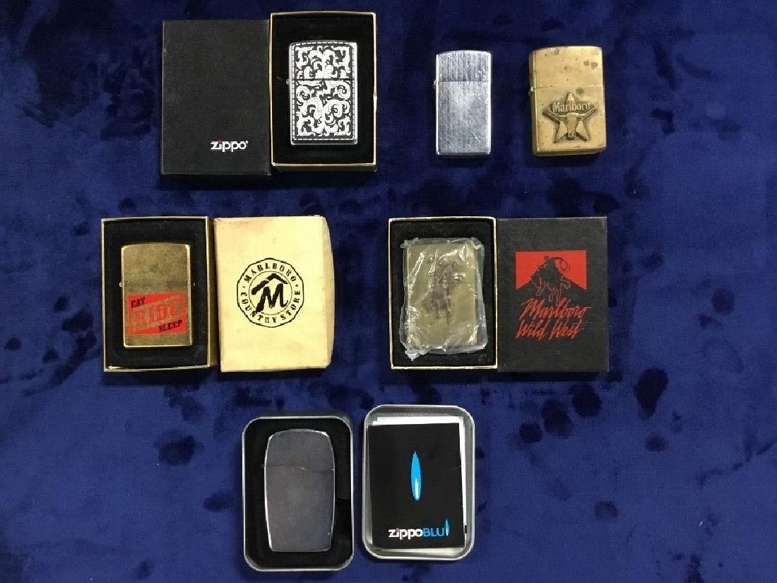 Lot of 6 Vintage Zippo Collectible Lighters (1 of 4)