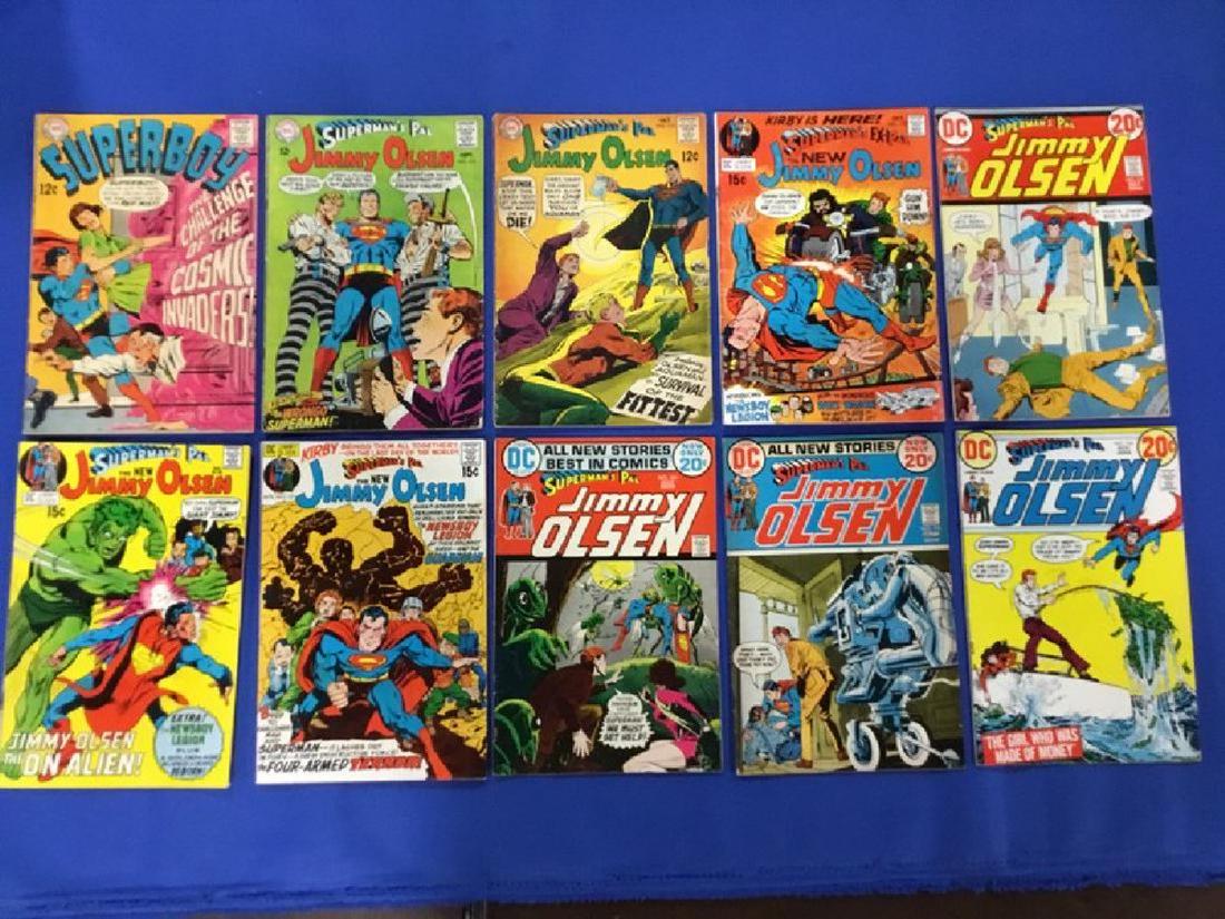 Lot of 10 Superman Superboy #153, Jimmy Olsen #114, (1 of 1)