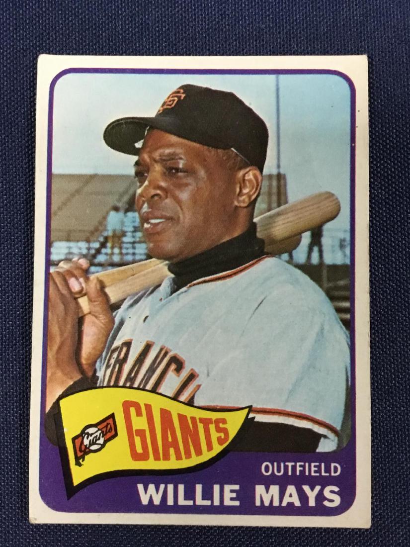 1965 Topps Willie Mays: 1965 Topps Willie Mays