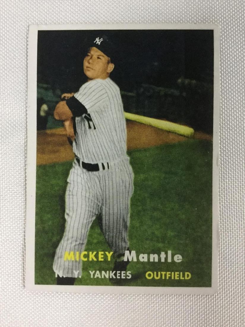 1957 Topps Mickey Mantle #95 (1 of 2)