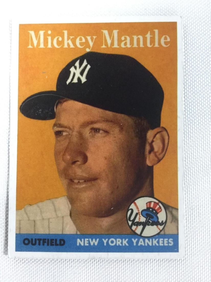 1958 Topps Mickey Mantle #150 (1 of 2)