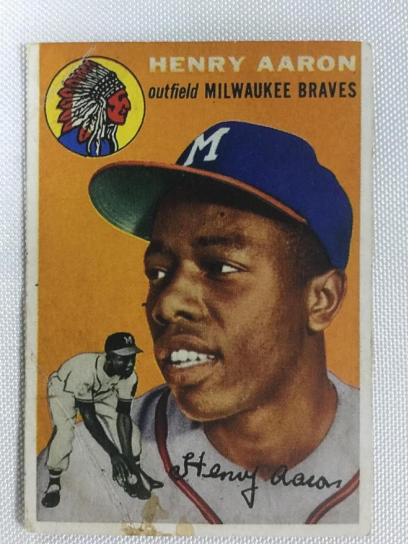 1954 Topps Hank Aaron RC #128 (1 of 2)