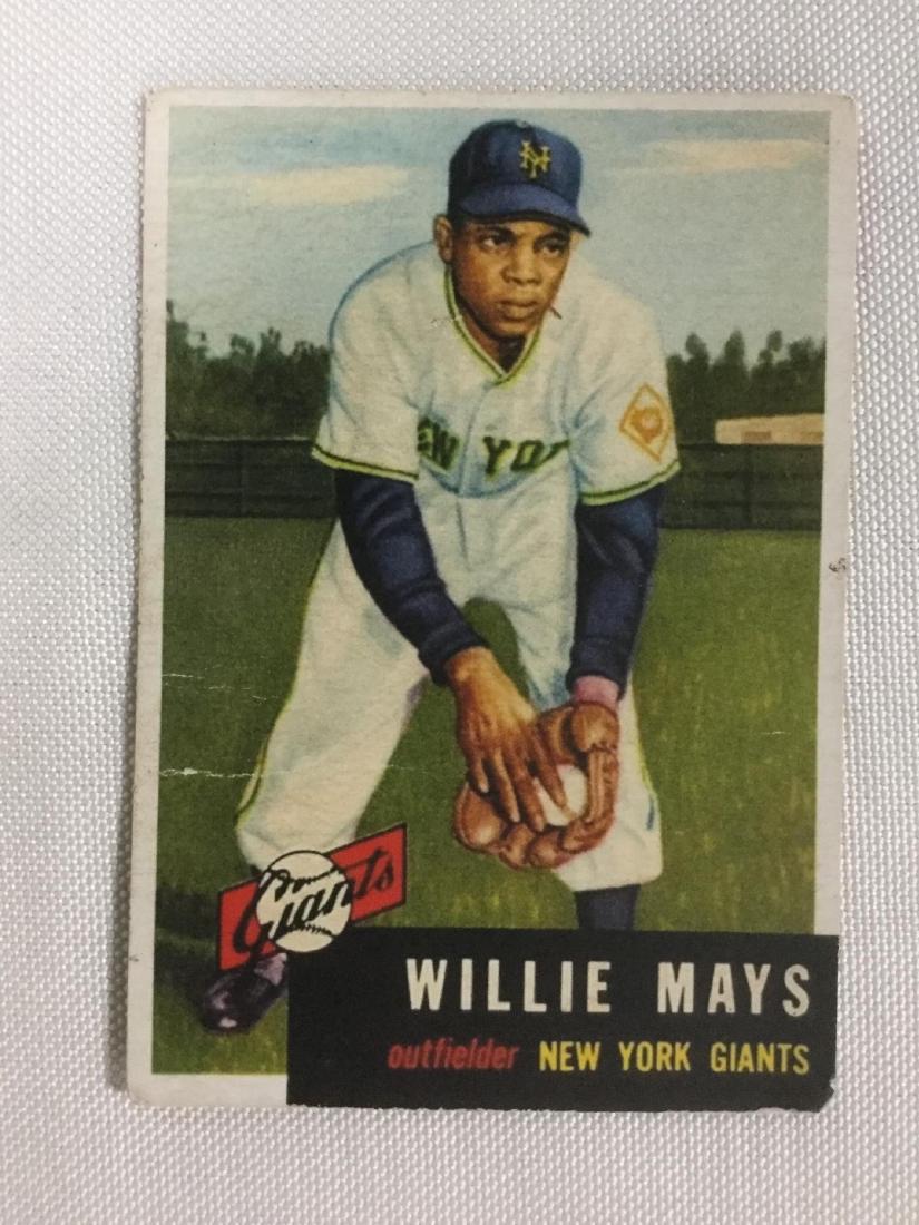 1953 Topps Willie Mays #244: 1953 Topps Willie Mays #244