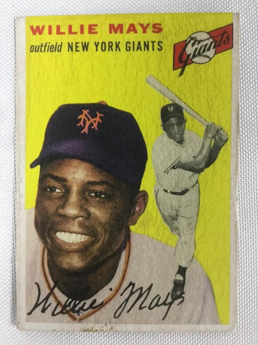 1954 Topps Willie Mays #90: 1954 Topps Willie Mays #90