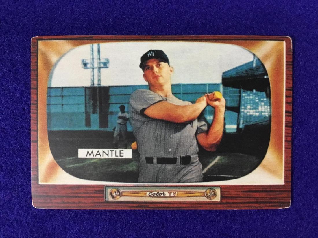 1955 Bowman Mickey Mantle #202 (1 of 2)
