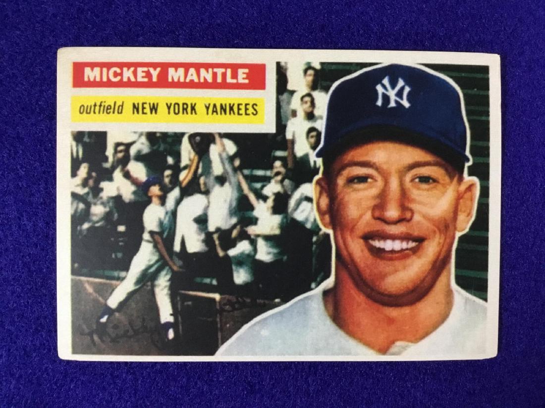 1956 Topps Mickey Mantle #135 (1 of 2)