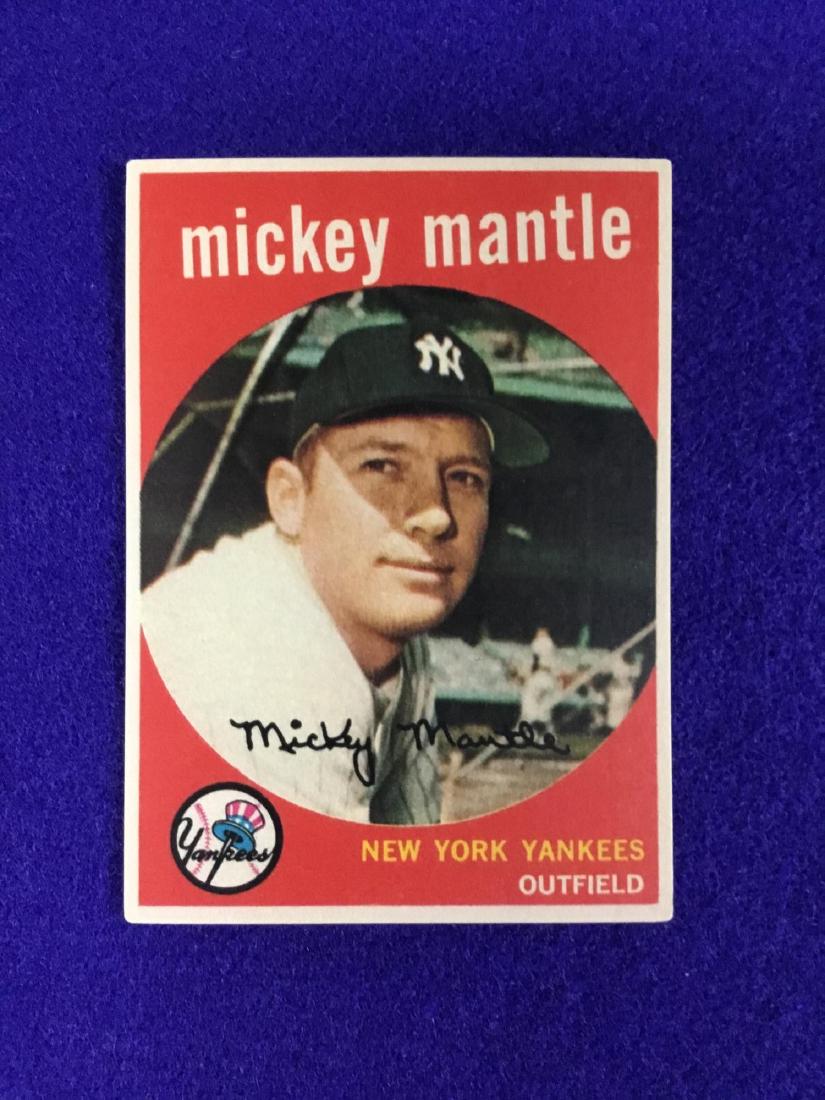 1959 Topps Mickey Mantle #10 (1 of 2)